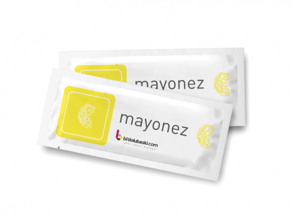 Logo Baskılı Paket Mayonez Dolum Bidolubaskı