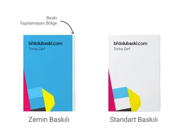 Torba Zarf Baskı Online Siparişle Bidolubaski.com'da