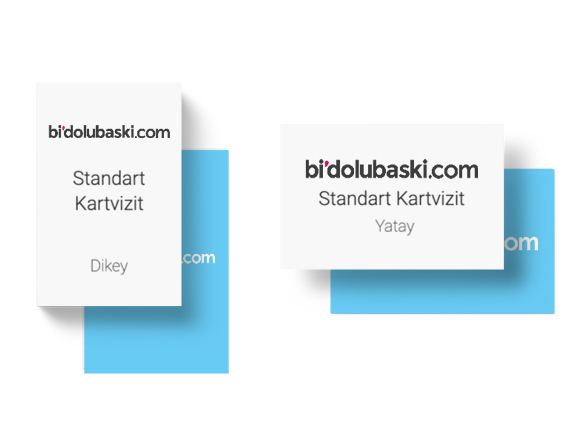 Kartvizit Baskı Online Siparişle Bidolubaski.com'da