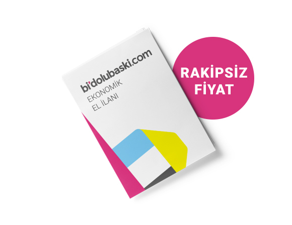 Ekonomik El İlanı Baskı Online Siparişle Bidolubaski.com'da