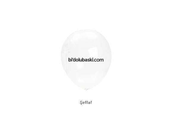 Balon Baskı Online Siparişle Bidolubaskı'da